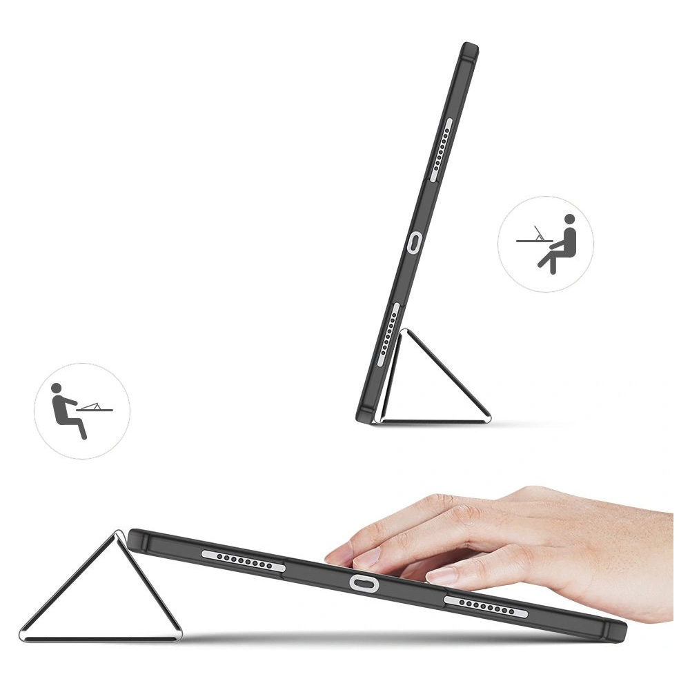 Etui Dux Ducis Toby Apple iPad Air 10.9 2020/2022 (4. i 5. generacji) / iPad Air 11 2024 (6. generacji) Pencil holder czarny