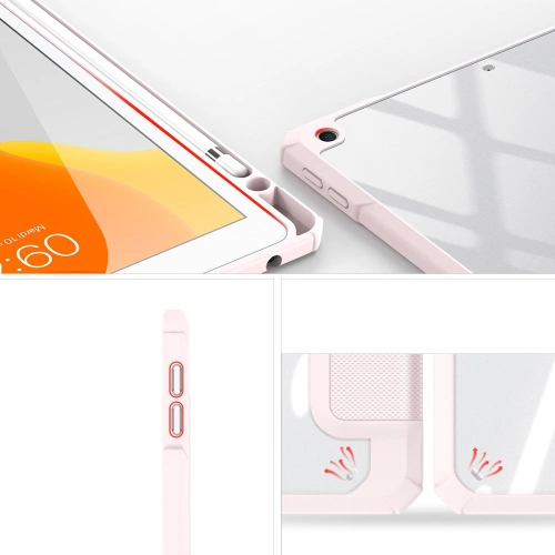Kup Case Dux Ducis Toby für Apple iPad 10.2 2019/2020/2021 (7., 8. und 9. Generation) mit Stifthalter in Rosa - DDS619 - {ean13} - Sklep Home Screen