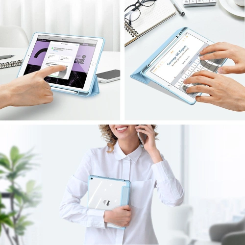 Kup Etui Dux Ducis Toby pentru Apple iPad 10.2 2019/2020/2021 (generatiile 7, 8 și 9) cu suport pentru creion, albastru - DDS621 - {ean13} - Sklep Home Screen