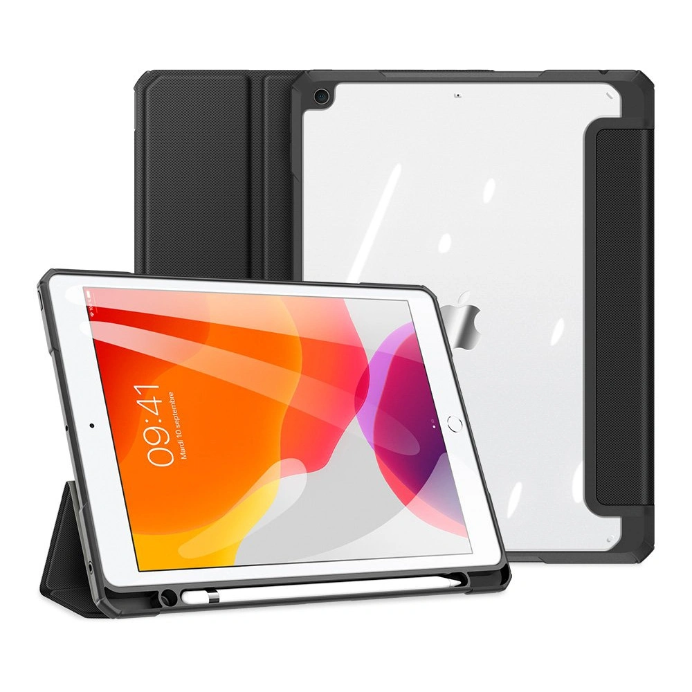 Etui Dux Ducis Toby Apple iPad 10.2 2019/2020/2021 (7., 8. i 9. generacji) Pencil holder czarny