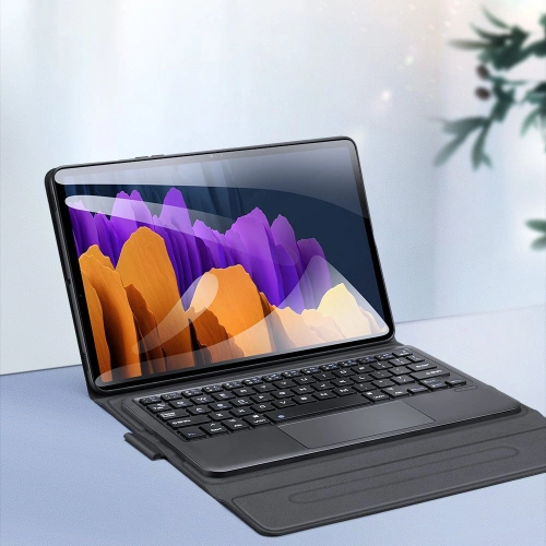 Buy Dux Ducis Touchpad Keyboard Case Bluetooth Samsung Galaxy Tab S8/Tab S7 black - DDS631 - {ean13} - Home Screen Store Europe