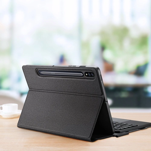 Kup Etui Dux Ducis Touchpad Keyboard Case Bluetooth Samsung Galaxy Tab S7/S8 11 czarny - DDS631 - {ean13} - Sklep Home Screen