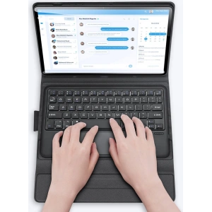 Buy Dux Ducis Touchpad Keyboard Case Bluetooth Samsung Galaxy Tab S8/Tab S7 black - DDS631 - {ean13} - Home Screen Store Europe