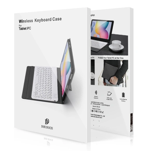 Kup Etui Dux Ducis Touchpad Keyboard Case Bluetooth Samsung Galaxy Tab S7/S8 11 czarny - DDS631 - {ean13} - Sklep Home Screen