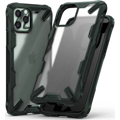 Kup Case Ringke Fusion-X Apple iPhone 11 Pro Matt Dunkelgrün (matte Version) - RGK1043MGRN - {ean13} - Sklep Home Screen