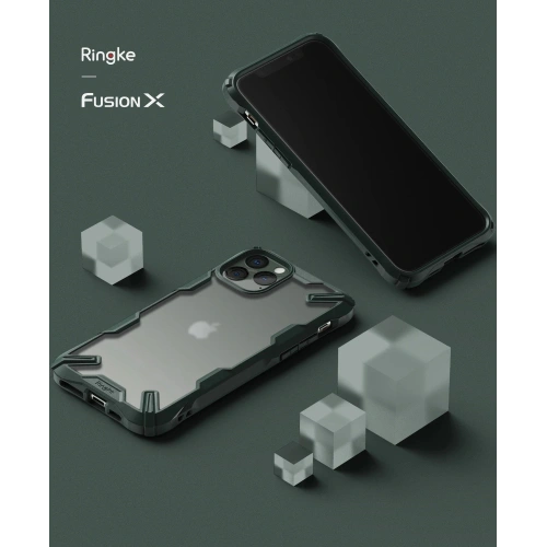 Kup Etui Ringke Fusion-X Apple iPhone 11 Pro Matte Dark Green (wersja matowa) - RGK1043MGRN - {ean13} - Sklep Home Screen