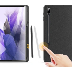 Kup Dux Ducis Domo etui Samsung Galaxy Tab S8+ Plus/Tab S7+ Plus/Tab S7 FE fekete - DDS650 - {ean13} - Sklep Home Screen