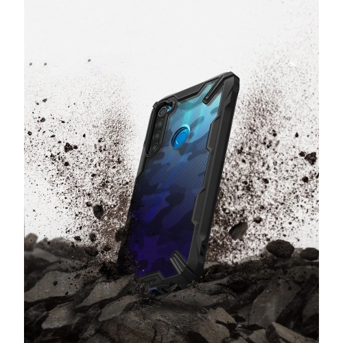 Kup Etui Ringke Fusion-X Design Redmi Note 8 Camo (Moro) Black - RGK1048MOB - {ean13} - Sklep Home Screen