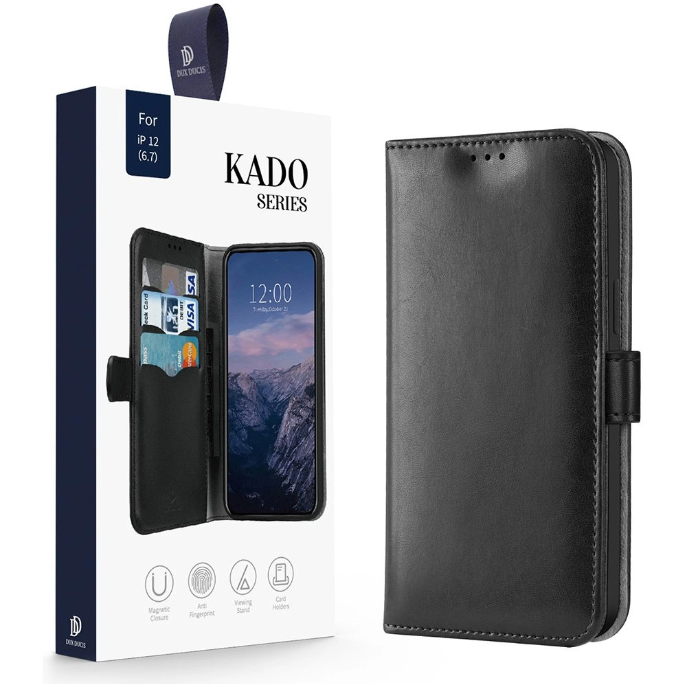 Etui Dux Ducis Kado Apple iPhone 12 Pro Max czarny