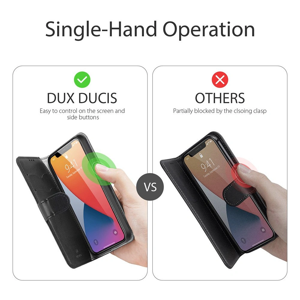 Etui Dux Ducis Kado Apple iPhone 12 Pro Max czarny