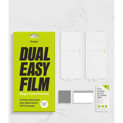 Kup Folia hydrożelowa Ringke Dual Easy Full Cover Redmi Note 8 Pro Case Friendly - RGK1050 - {ean13} - Sklep Home Screen