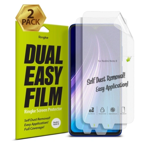 Kup Fólie hydrogelová Ringke Dual Easy Full Cover Redmi Note 8 Case Friendly - RGK1049 - {ean13} - Sklep Home Screen