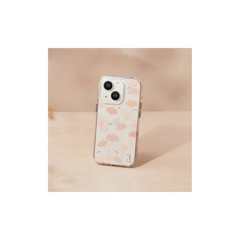Etui UNIQ Coehl Meadow Apple iPhone 14 różowy/spring pink