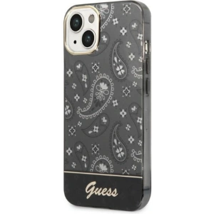 Etui Guess GUHCP14MHGBNHK Apple iPhone 14 Plus / 15 Plus czarny/black hardcase Bandana Paisley