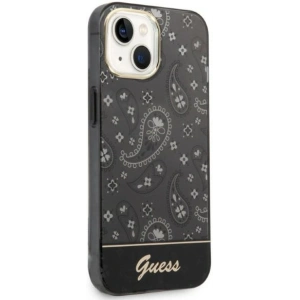 Etui Guess GUHCP14MHGBNHK Apple iPhone 14 Plus / 15 Plus czarny/black hardcase Bandana Paisley