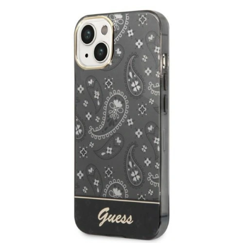 Kup Etui Guess GUHCP14SHGBNHK Apple iPhone 14 černý/black hardcase Bandana Paisley - GUHCP14SHGBNHK - {ean13} - Sklep Home Screen