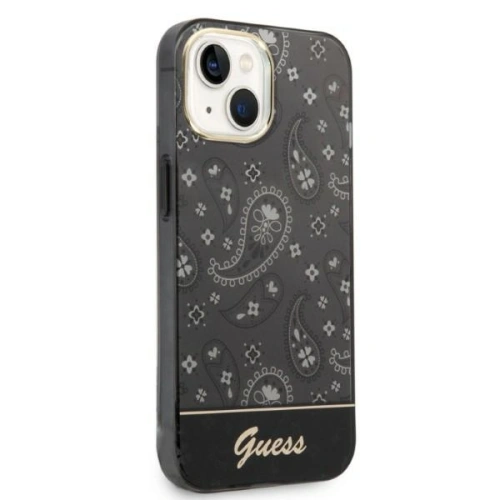 Kup Etui Guess GUHCP14SHGBNHK Apple iPhone 14 černý/black hardcase Bandana Paisley - GUHCP14SHGBNHK - {ean13} - Sklep Home Screen