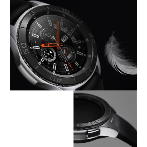 Kup Nakládka na tachymetr Ringke Samsung Galaxy Gear S3/Watch 46mm černá nerezová ocel GW-46-18 - RGK1052SBLK - {ean13} - Sklep Home Screen