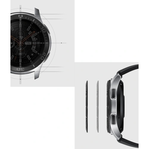 Kup Nakládka na tachymetr Ringke Samsung Galaxy Gear S3/Watch 46mm černá nerezová ocel GW-46-18 - RGK1052SBLK - {ean13} - Sklep Home Screen