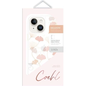 Etui UNIQ Coehl Meadow Apple iPhone 14 Plus / 15 Plus różowy/spring pink
