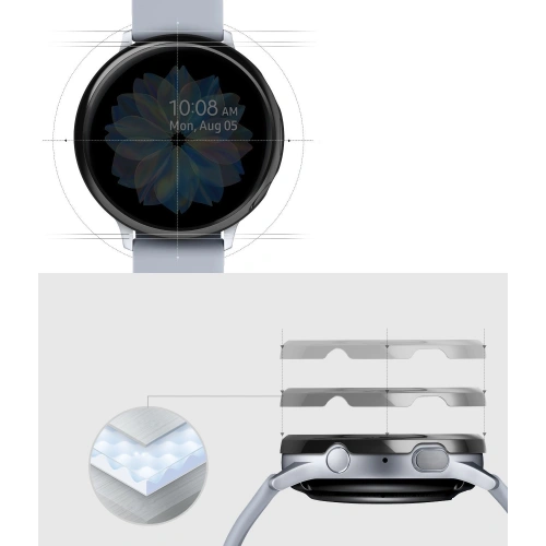 Buy Ringke Bezel Styling Samsung Galaxy Watch Active 2 44mm Stainless Glossy Black GWA2-44-03 - RGK1054SGBLK - {ean13} - Home Screen Store Europe