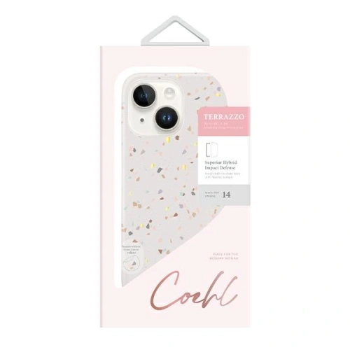 Kup Etui UNIQ Coehl Terrazzo Apple iPhone 14 piaskos/nisip. - UNIQ812 - {ean13} - Sklep Home Screen