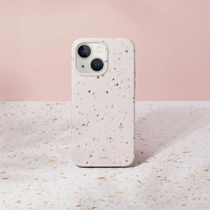 Etui UNIQ Coehl Terrazzo Apple iPhone 14 Plus / 15 Plus piaskowy/sandstone