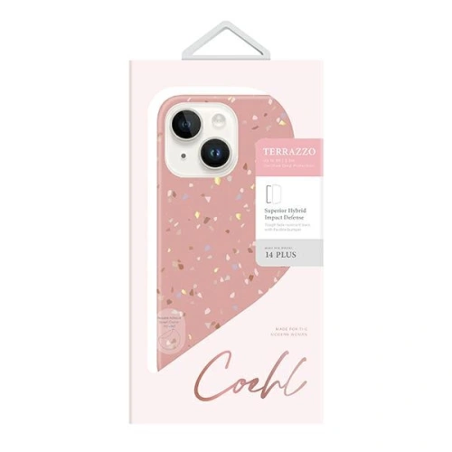 Kup Etui UNIQ Coehl Terrazzo Apple iPhone 14 Plus / 15 Plus růžový/coral pink - UNIQ815 - {ean13} - Sklep Home Screen