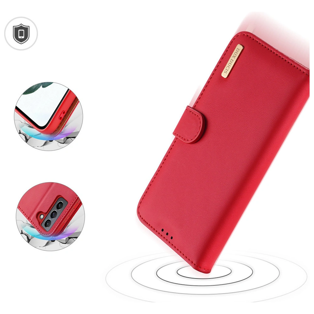 Etui Dux Ducis Hivo Samsung Galaxy S21 FE czerwony