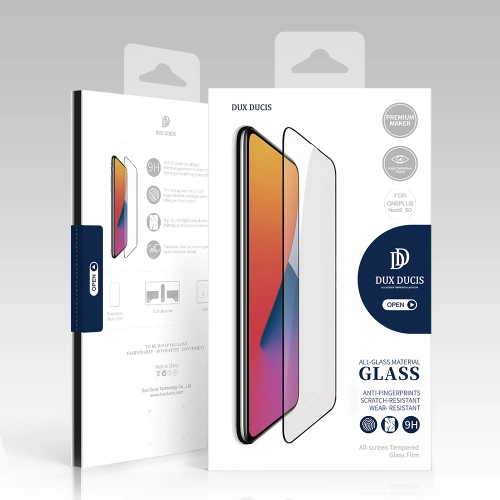 Buy Dux Ducis 9D Tempered Glass OnePlus Nord N200 5G black (case friendly) - DDS719 - {ean13} - Home Screen Store Europe