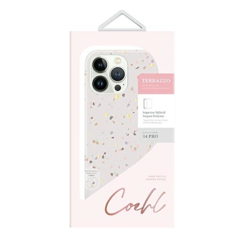 Kup Etui UNIQ Coehl Terrazzo Apple iPhone 14 Pro piaskowy/sandstone - UNIQ816 - {ean13} - Sklep Home Screen