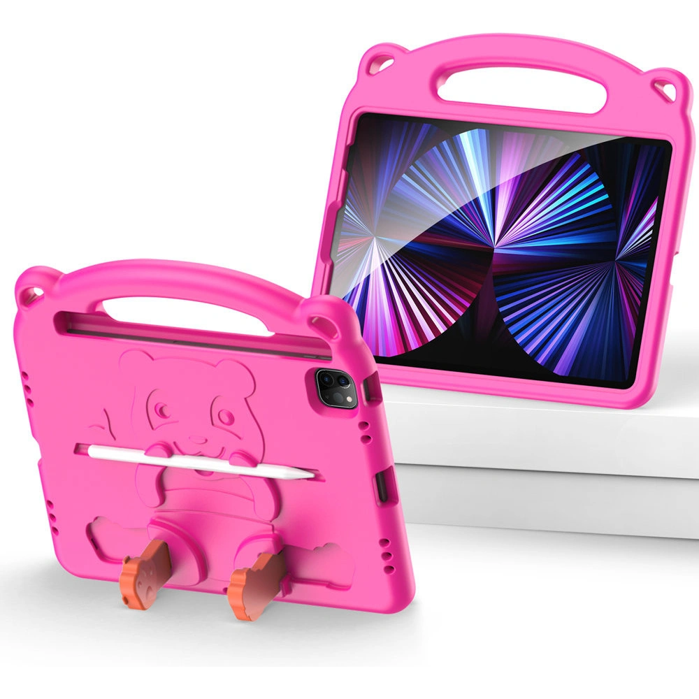 Etui Dux Ducis Panda Apple iPad Air 10.9 2020/2022 (4, 5 gen) / iPad Pro 11 2018/2020/2021 (1, 2, 3 gen) / iPad Air 11 2024 (6. generacji) Pencil holder różowy