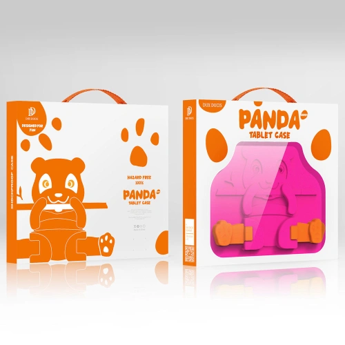 Kup Etui Dux Ducis Panda pentru Apple iPad Air 10.9 2020/2022 (4, 5 generație) / iPad Pro 11 2018/2020/2021 (1, 2, 3 generație) / iPad Air 11 2024 (6. generație) cu suport pentru stilou roz - DDS725 - {ean13} - Sklep Home Screen
