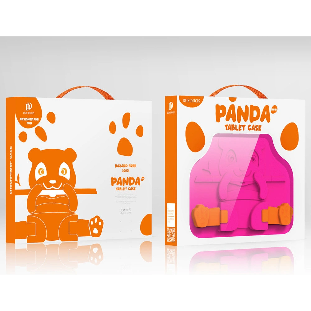 Etui Dux Ducis Panda Apple iPad Air 10.9 2020/2022 (4, 5 gen) / iPad Pro 11 2018/2020/2021 (1, 2, 3 gen) / iPad Air 11 2024 (6. generacji) Pencil holder różowy