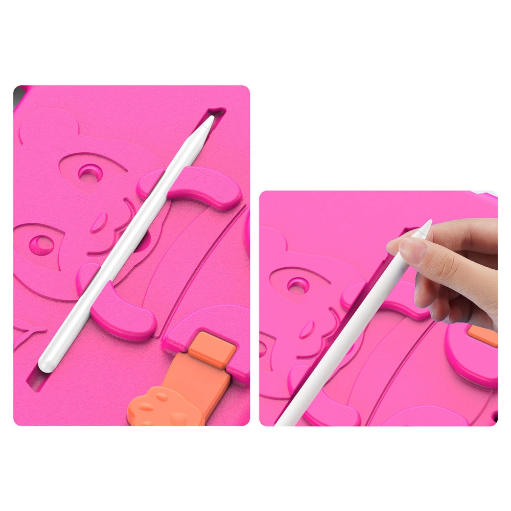 Etui Dux Ducis Panda Apple iPad Air 10.9 2020/2022 (4, 5 gen) / iPad Pro 11 2018/2020/2021 (1, 2, 3 gen) / iPad Air 11 2024 (6. generacji) Pencil holder różowy