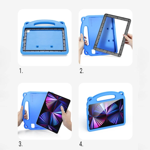Kup Etui Dux Ducis Panda pentru Apple iPad Air 10.9 2020/2022 (4, 5 generație) / iPad Pro 11 2018/2020/2021 (1, 2, 3 generație) / iPad Air 11 2024 (6. generație) cu suport pentru stilou roz - DDS725 - {ean13} - Sklep Home Screen