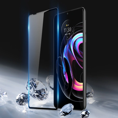 Kup Sticlă securizată Dux Ducis 10D Sticlă Temperată Motorola Moto Edge 20 Pro neagră (compatible cu husă) - DDS733 - {ean13} - Sklep Home Screen