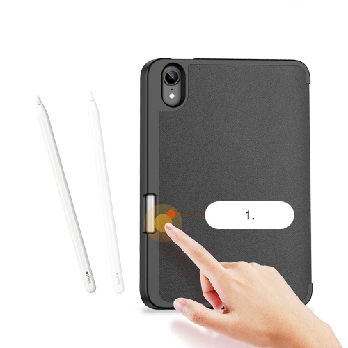 Kup Husa Dux Ducis pentru Apple iPad mini 2021 (generatia a 6-a) / iPad mini 8.3" 2024 7gen neagră - DDS734 - {ean13} - Sklep Home Screen