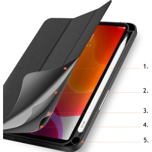 Kup Dux Ducis Domo Apple iPad mini 2021 (6. generációs) / iPad mini 8.3" 2024 7gen fekete tok - DDS734 - {ean13} - Sklep Home Screen