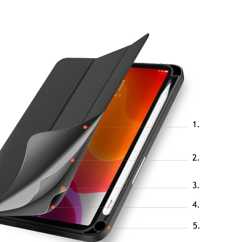 Kup Etui Dux Ducis Domo Apple iPad mini 2021 (6. generacji) / iPad mini 8.3" 2024 (7. generacji) czarny - DDS734 - {ean13} - Sklep Home Screen