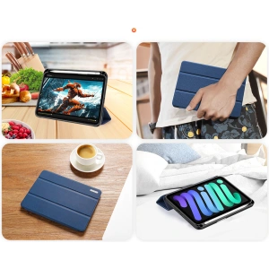 Kup Dux Ducis Domo Apple iPad mini 2021 (6. generáció) / iPad mini 8.3" 2024 7gen kék tok - DDS735 - {ean13} - Sklep Home Screen