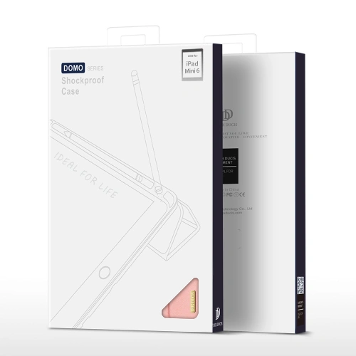 Kup Dux Ducis Domo tok Apple iPad mini 2021 (6. generációs) / iPad mini 8.3" 2024 7gen rózsaszín - DDS736 - {ean13} - Sklep Home Screen