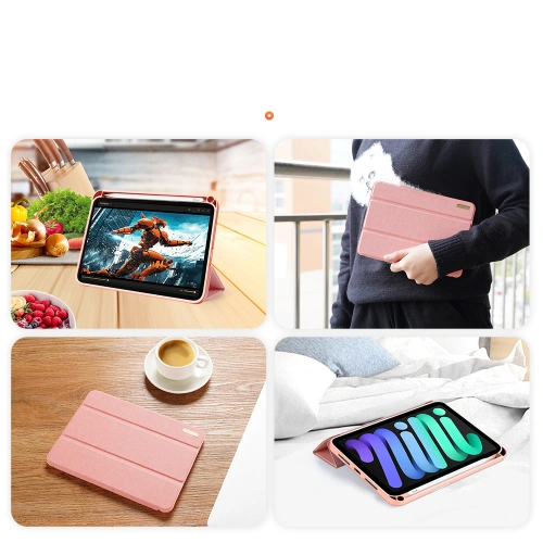 Kup Dux Ducis Domo tok Apple iPad mini 2021 (6. generációs) / iPad mini 8.3" 2024 7gen rózsaszín - DDS736 - {ean13} - Sklep Home Screen