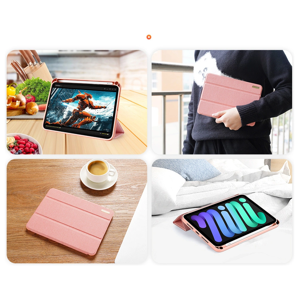 Etui Dux Ducis Domo Apple iPad mini 2021 (6. generacji) / iPad mini 8.3" 2024 (7. generacji) różowy