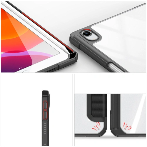 Kup Husa Dux Ducis Toby pentru Apple iPad mini 2021 (a 6-a generație) / iPad mini 8.3" 2024 7gen cu suport pentru creion, neagră. - DDS738 - {ean13} - Sklep Home Screen