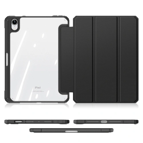 Kup Husa Dux Ducis Toby pentru Apple iPad mini 2021 (a 6-a generație) / iPad mini 8.3" 2024 7gen cu suport pentru creion, neagră. - DDS738 - {ean13} - Sklep Home Screen