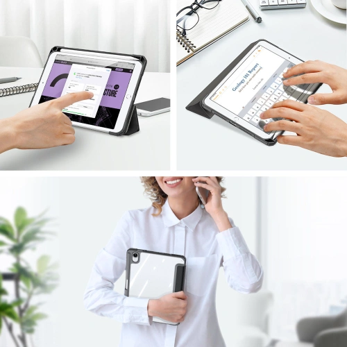 Kup Etui Dux Ducis Toby Apple iPad mini 2021 (6. generacji) / iPad mini 8.3" 2024 (7. generacji) Pencil holder czarny - DDS738 - {ean13} - Sklep Home Screen