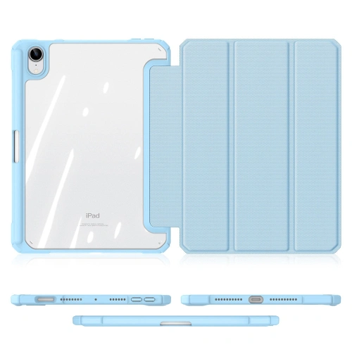 Kup Dux Ducis Toby tok Apple iPad mini 2021 (6. generációs) / iPad mini 8.3" 2024 7gen ceruza tartó kék - DDS739 - {ean13} - Sklep Home Screen