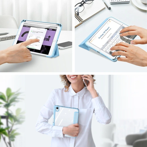 Kup Dux Ducis Toby Case für Apple iPad mini 2021 (6. Generation) / iPad mini 8.3" 2024 7gen / iPad mini 8.3" 2024 7gen mit Stifthalter blau - DDS739 - {ean13} - Sklep Home Screen