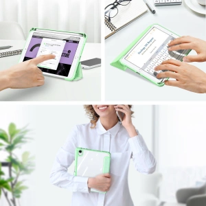 Kup Etui Dux Ducis Toby Apple iPad mini 2021 (6. generacji) / iPad mini 8.3" 2024 (7. generacji) Pencil holder zielony - DDS740 - {ean13} - Sklep Home Screen